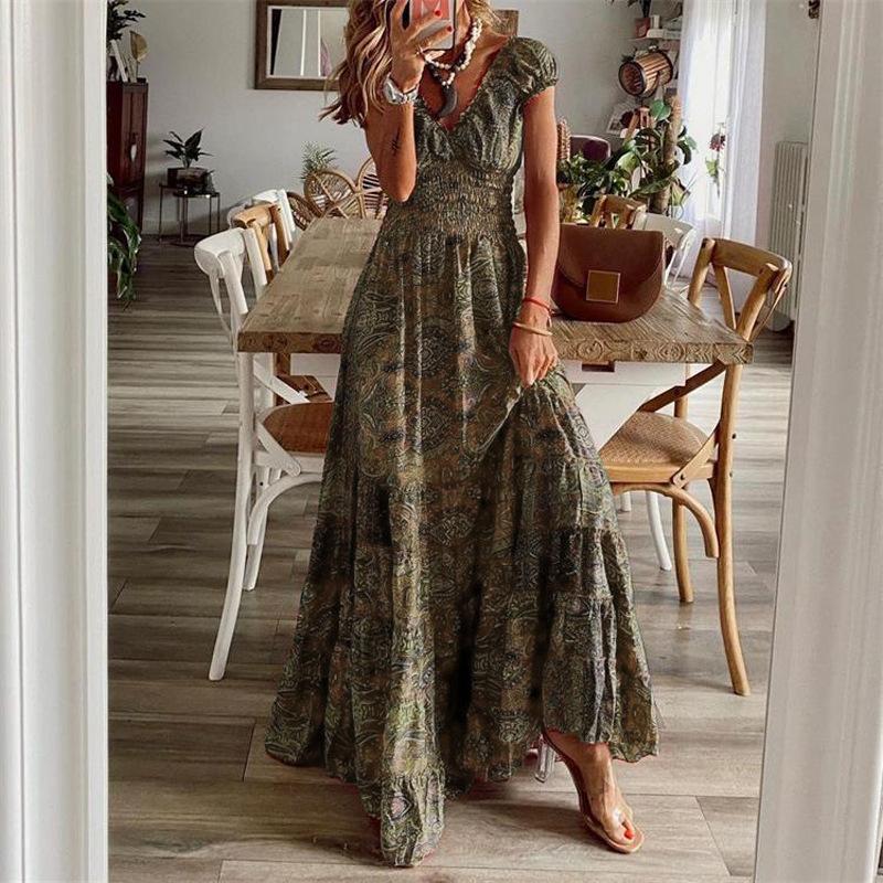 Sienna | Bohemian Floral Maxi Dress