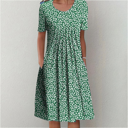 Hailey | Stylish and Casual Floral Dress with Pockets