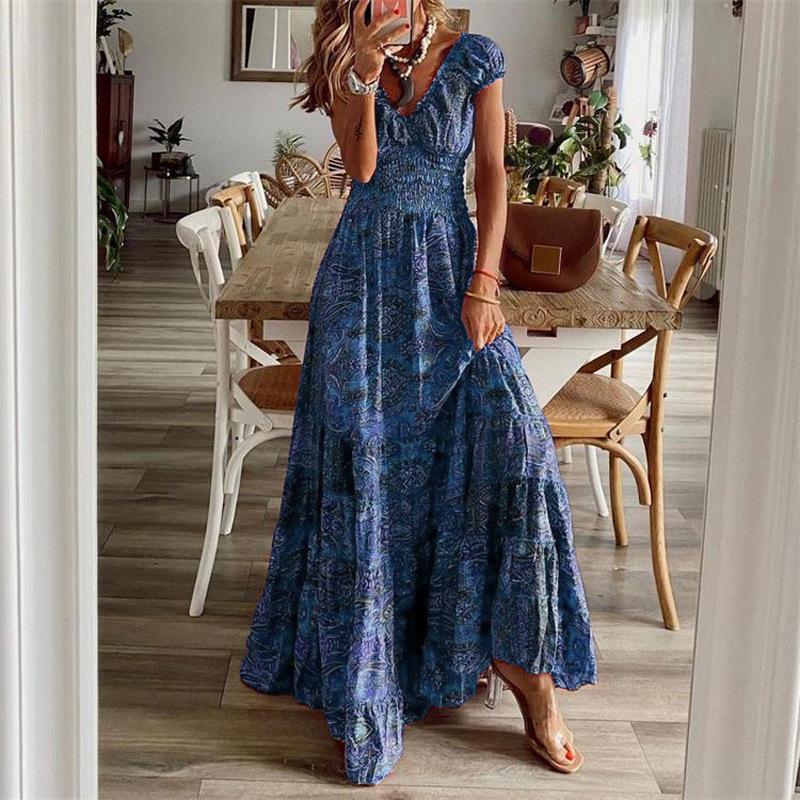 Sienna | Bohemian Floral Maxi Dress