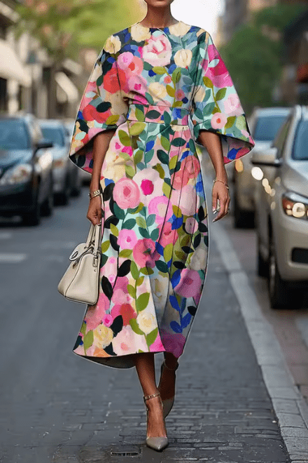 Celeste | Elegant Floral Dress