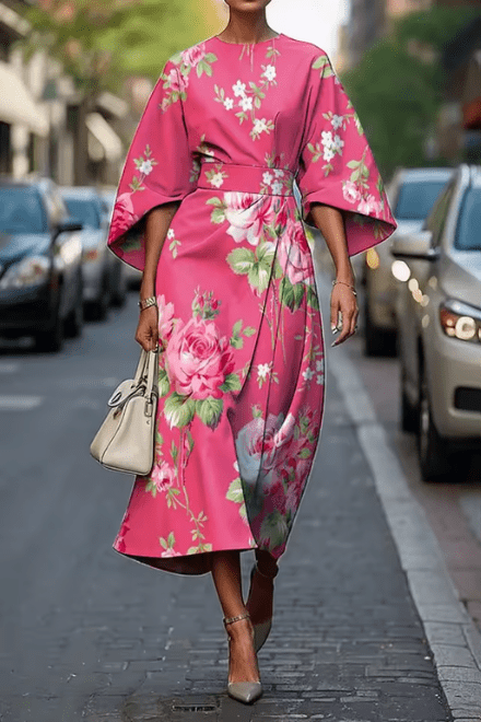 Celeste | Elegant Floral Dress