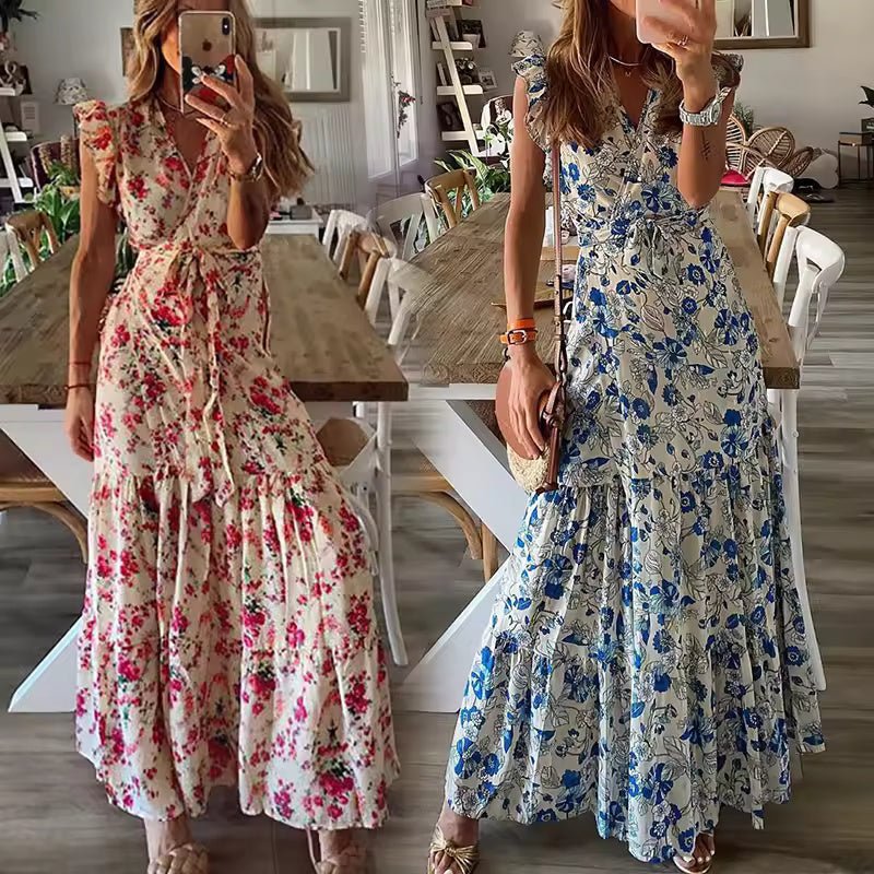 Dahlia | Floral Maxi Dress