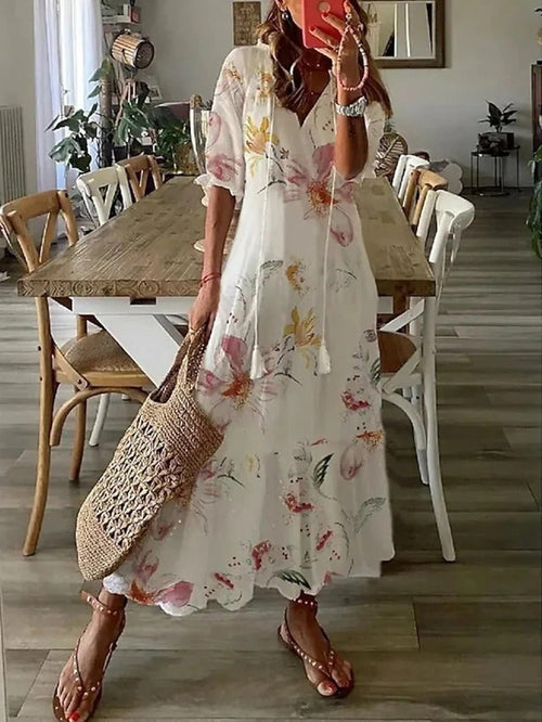 Tayla | Summer Dress with Floral Print